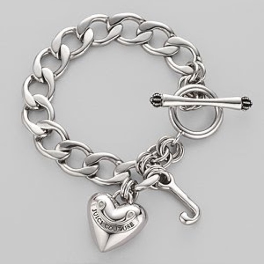Silver Juicy Couture Charm Bracelet